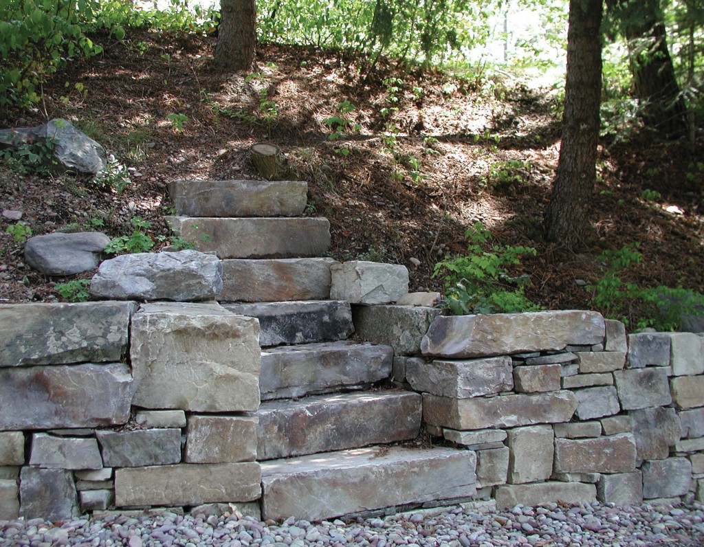 Castle Rock Drystack and Steps