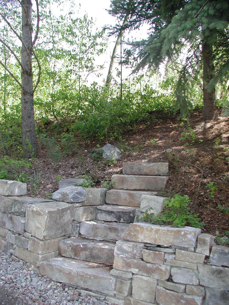 Castle Rock Drystack and Steps
