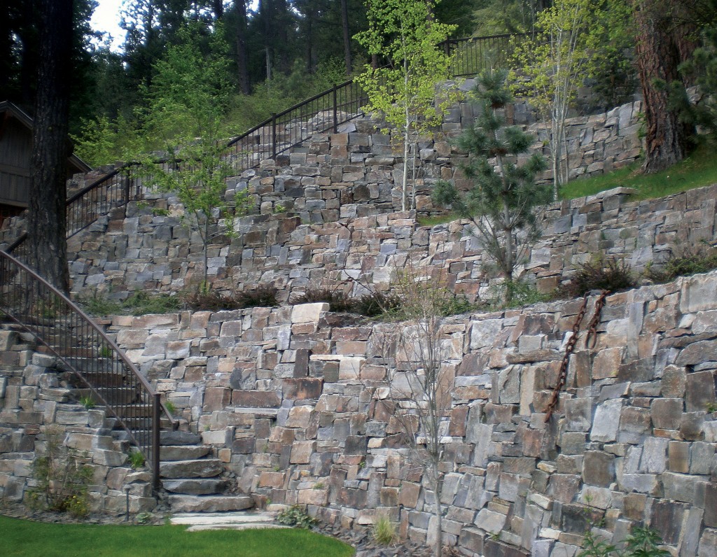 Castle Rock Drystack Mortared Wall